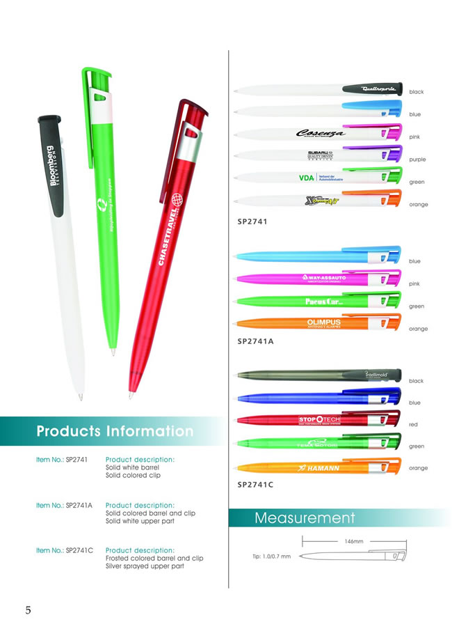 Maxmore Trading Co., Ltd. Plastic Pen series